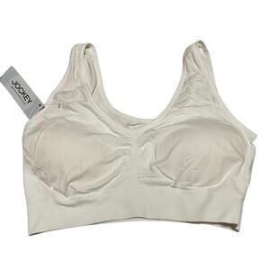Jockey Generation Women's White Lightly Padded Bralette - Size Medium - NWT
